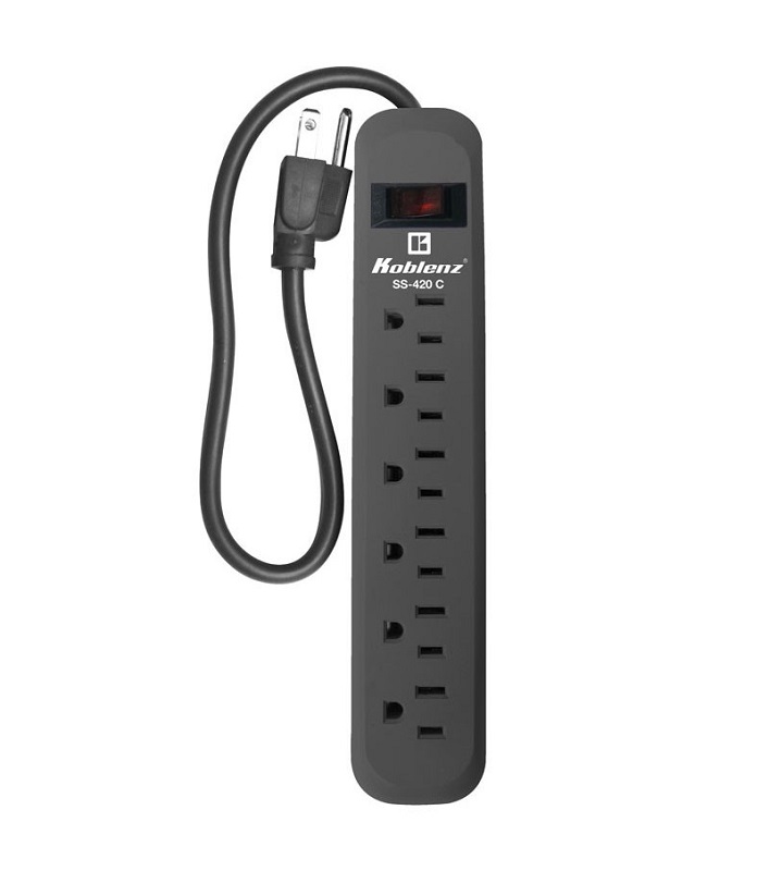 Multicontacto Koblenz SS-420 C 6 Contactos Supresor 420 joule