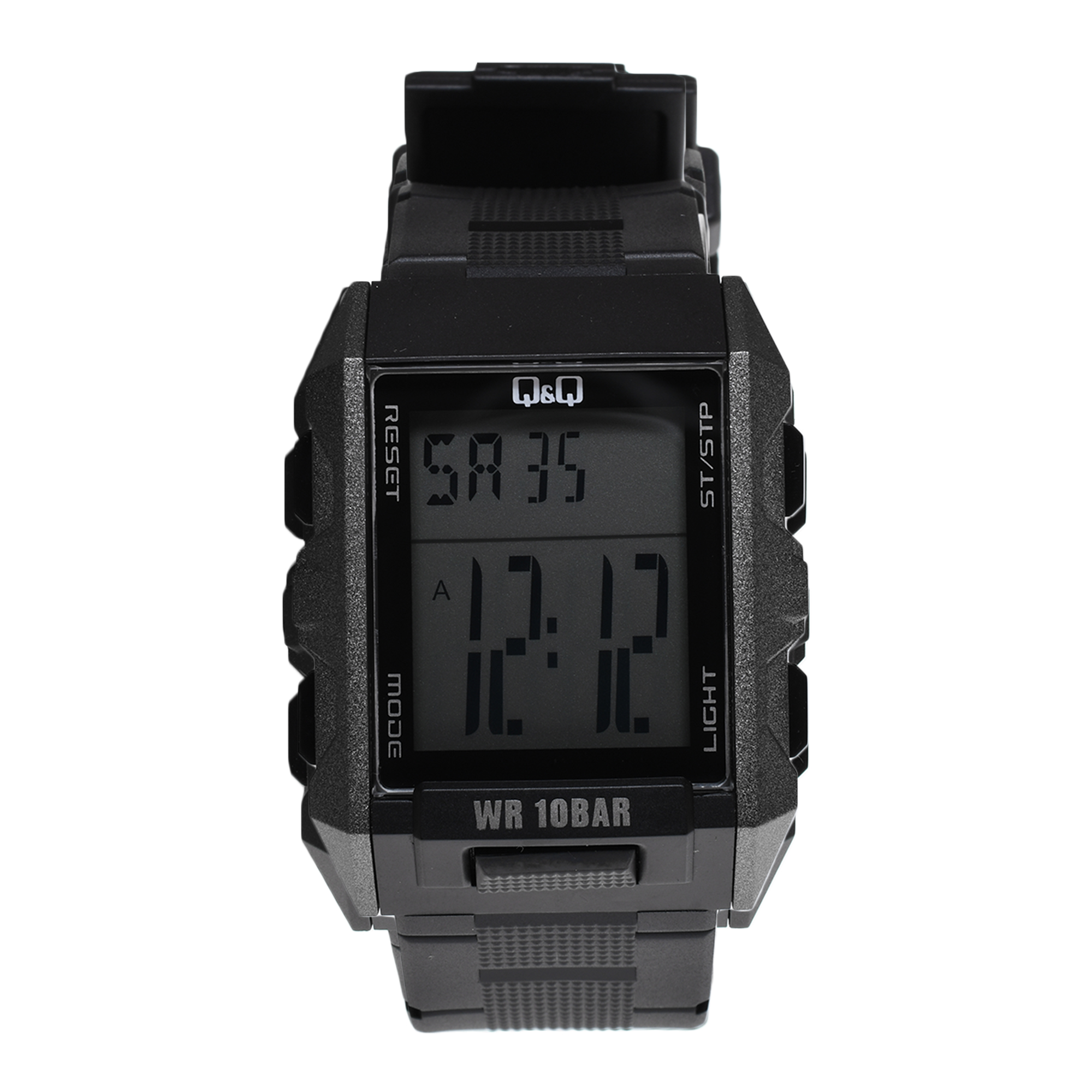 Reloj Q&Q Unisex Digital Resistente al Agua Negro M200J003Y