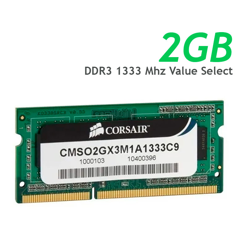 Memoria Ddr3 Corsair 2gb 1333 Mhz Value Select