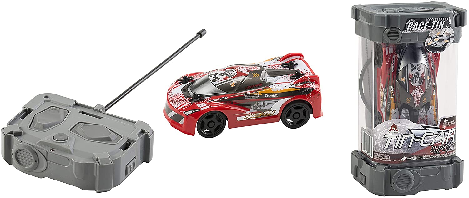 RACE TIN | Sport Car Radiocontrol | R/C | Vehículo Radicontrol De Alta Velocidad Portátil | Escala 1:32  | Tamaño 14 cms