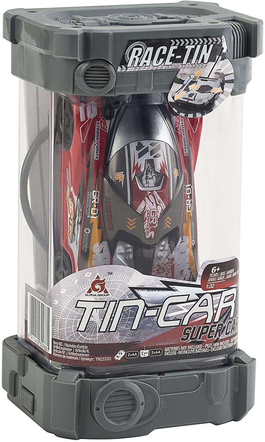 RACE TIN | Sport Car Radiocontrol | R/C | Vehículo Radicontrol De Alta Velocidad Portátil | Escala 1:32  | Tamaño 14 cms