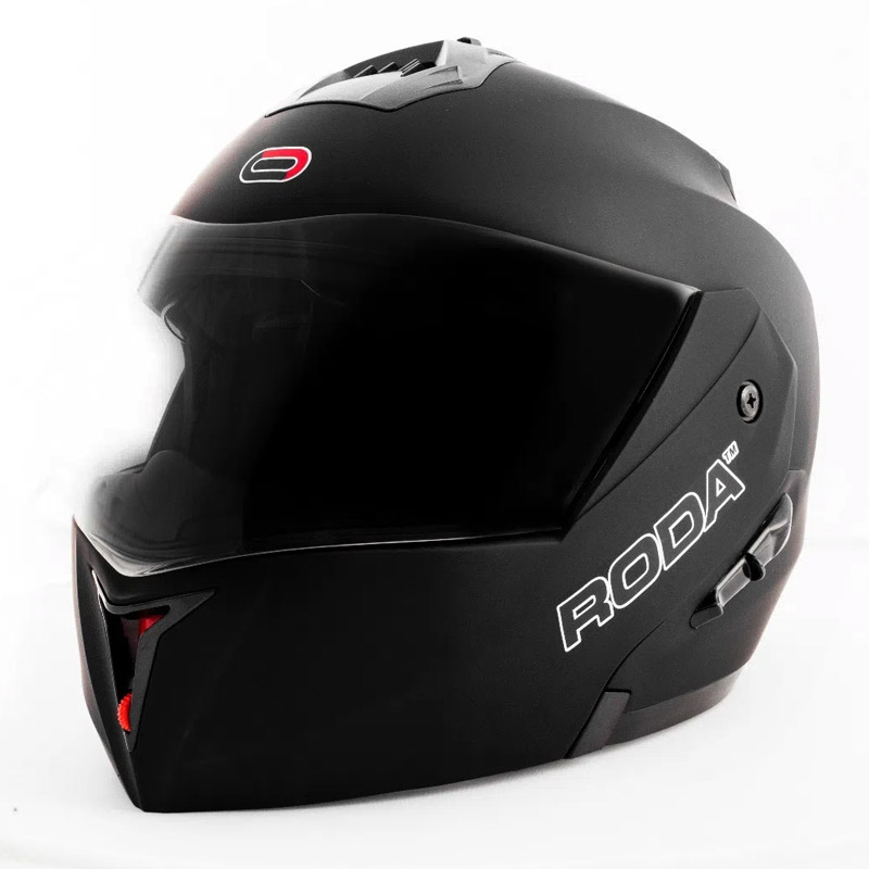 CASCO RODA REVENGE NEGRO MATE ABATIBLE CERTIFICADO 