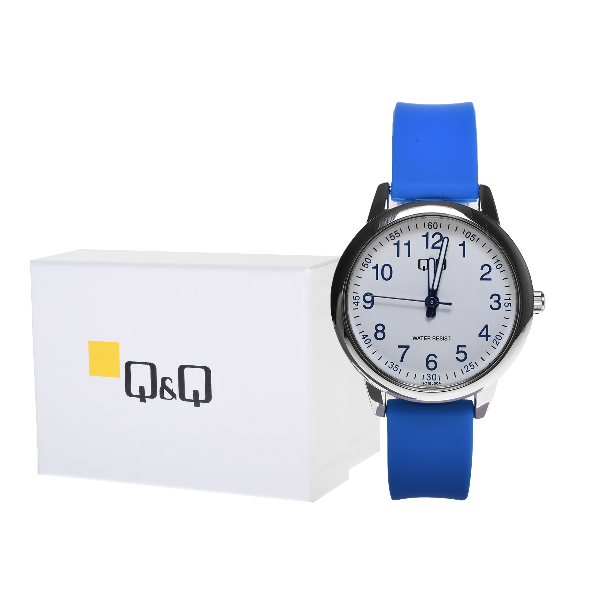 Reloj Q&Q Mujer Análogo Resistente al Agua Azul QC15J304Y