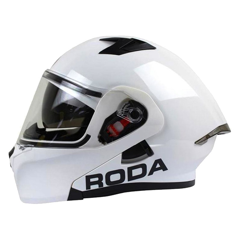 CASCO RODA RUSH BLANCO ABATIBLE BLANCO BRILLANTE CERTIFICADO 
