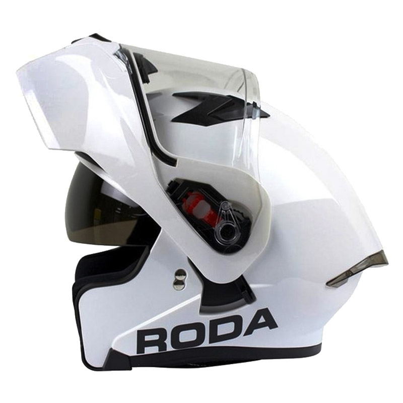 CASCO RODA RUSH BLANCO ABATIBLE BLANCO BRILLANTE CERTIFICADO 
