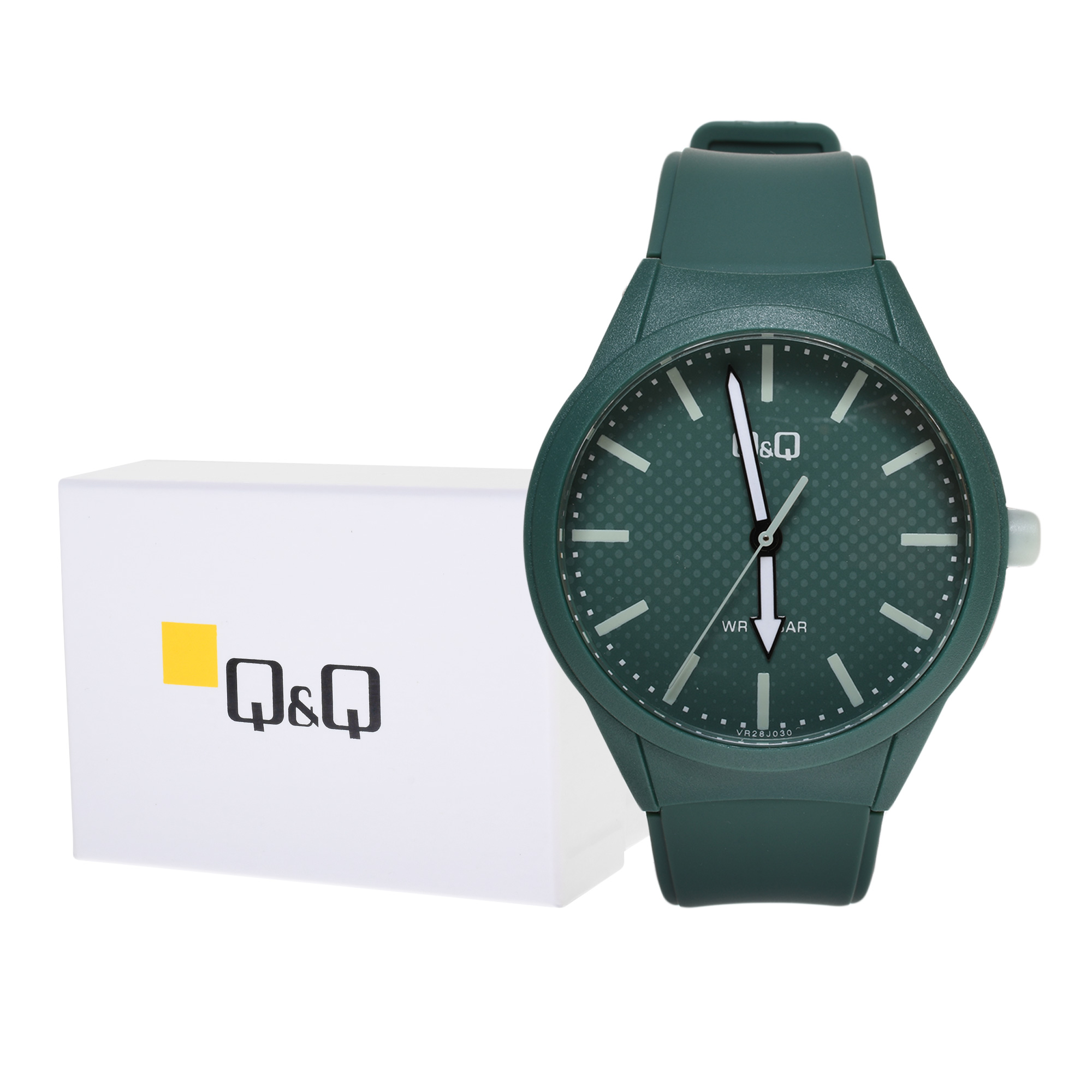 Reloj Q&Q Unisex Análogo Resistente al Agua Petroleo VR28J030Y