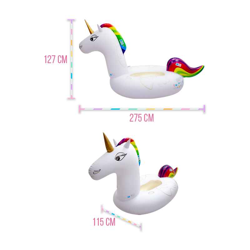 Inflable Salvavidas Unicornio Jumbo