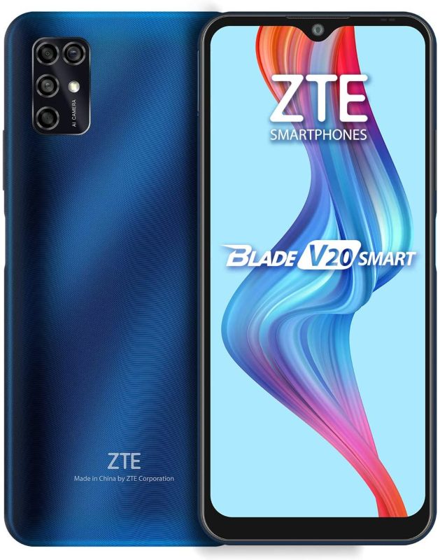 Celular Zte Blade V20 Smart 128gb 4gb RAM 4G HD Desbloqueo Facial y Huella | Liberado