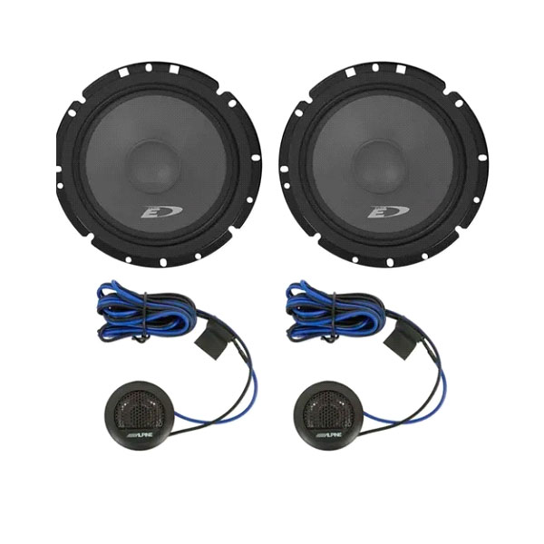 Set De Medios Alpine 6.5 De 2 Vías Serie E 280watt Sxe-1751s