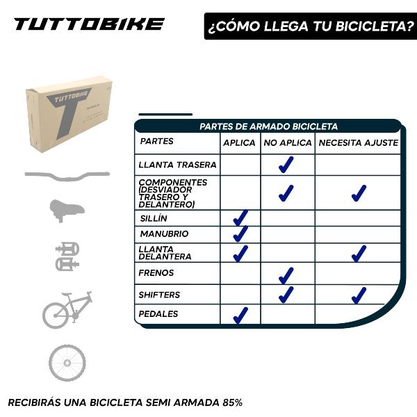 Bicicleta Montaña Rodada 26 18 Velocidades Kron Karbon Propiedades Reflejantes