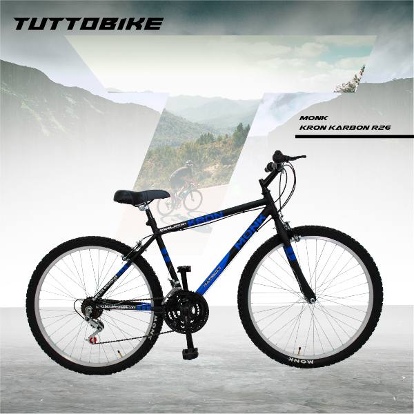 Bicicleta Montaña Rodada 26 18 Velocidades Kron Karbon Propiedades Reflejantes