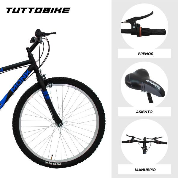 Bicicleta Montaña Rodada 26 18 Velocidades Kron Karbon Propiedades Reflejantes