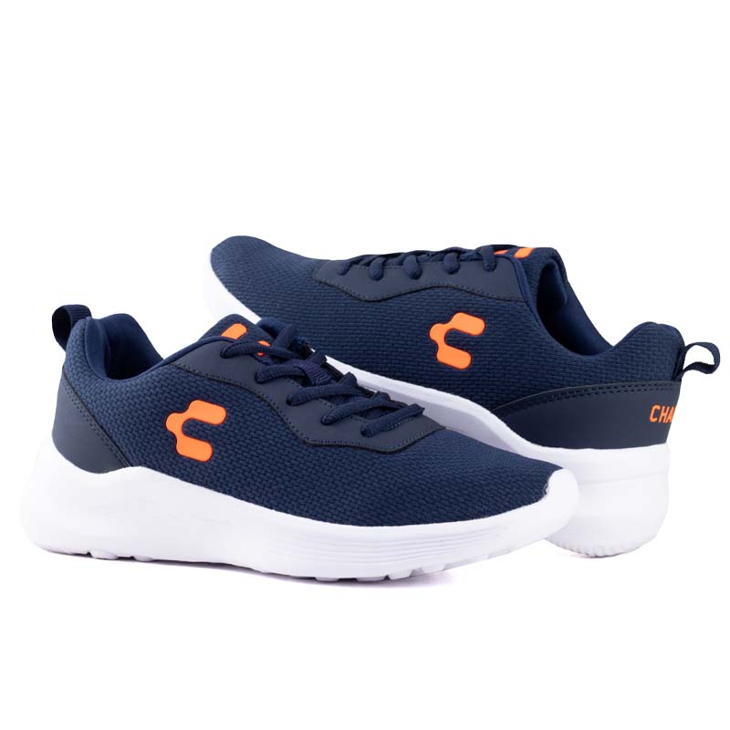 TENIS CHARLY DEPORTIVOS LIGHT RUNNING 1086019 MARINO NARANJA
