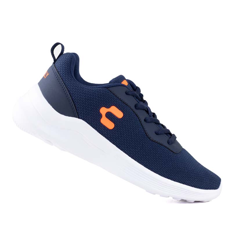 TENIS CHARLY DEPORTIVOS LIGHT RUNNING 1086019 MARINO NARANJA