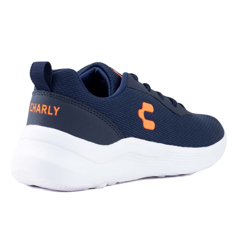 TENIS CHARLY DEPORTIVOS LIGHT RUNNING 1086019 MARINO NARANJA