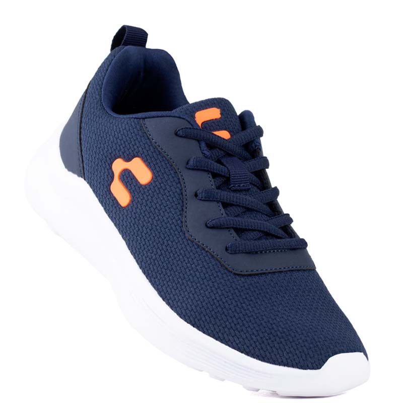 TENIS CHARLY DEPORTIVOS LIGHT RUNNING 1086019 MARINO NARANJA