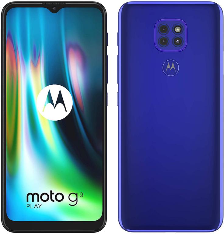 Celular Motorola Moto G9 Play (G9 India) 4+64GB - Azul (Sapphire Blue)
