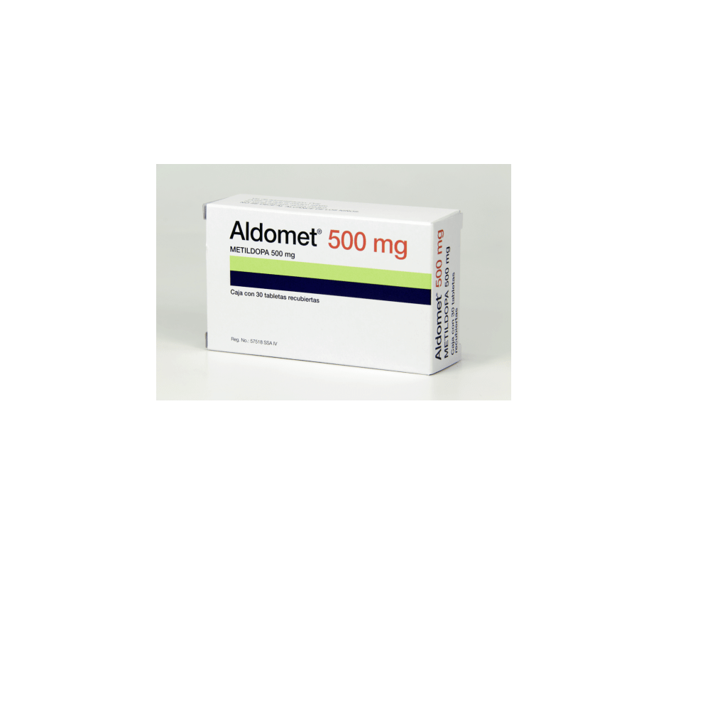 Aldomet 500 Mg Caja Con 30 Tabletas