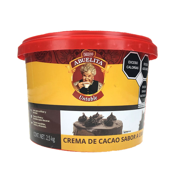 Chocolate Abuelita Untable Nestlé Cubeta de 2.5Kg