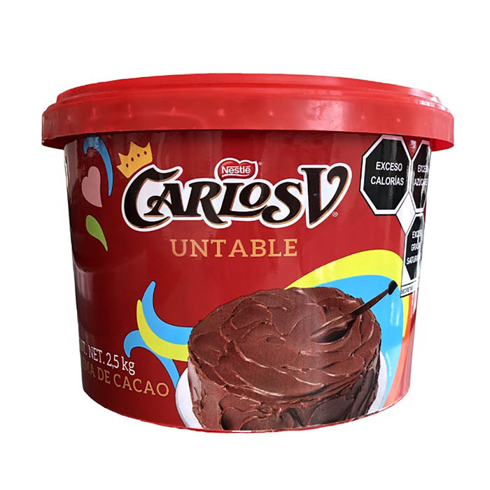 Chocolate Carlos V Untable Nestle Cubeta DE 2.5Kg