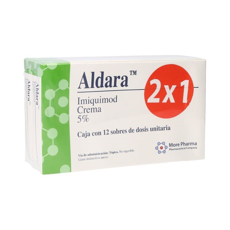ALDARA 5% 12 SOBRES DE CREMA. ENVÍO GRATIS