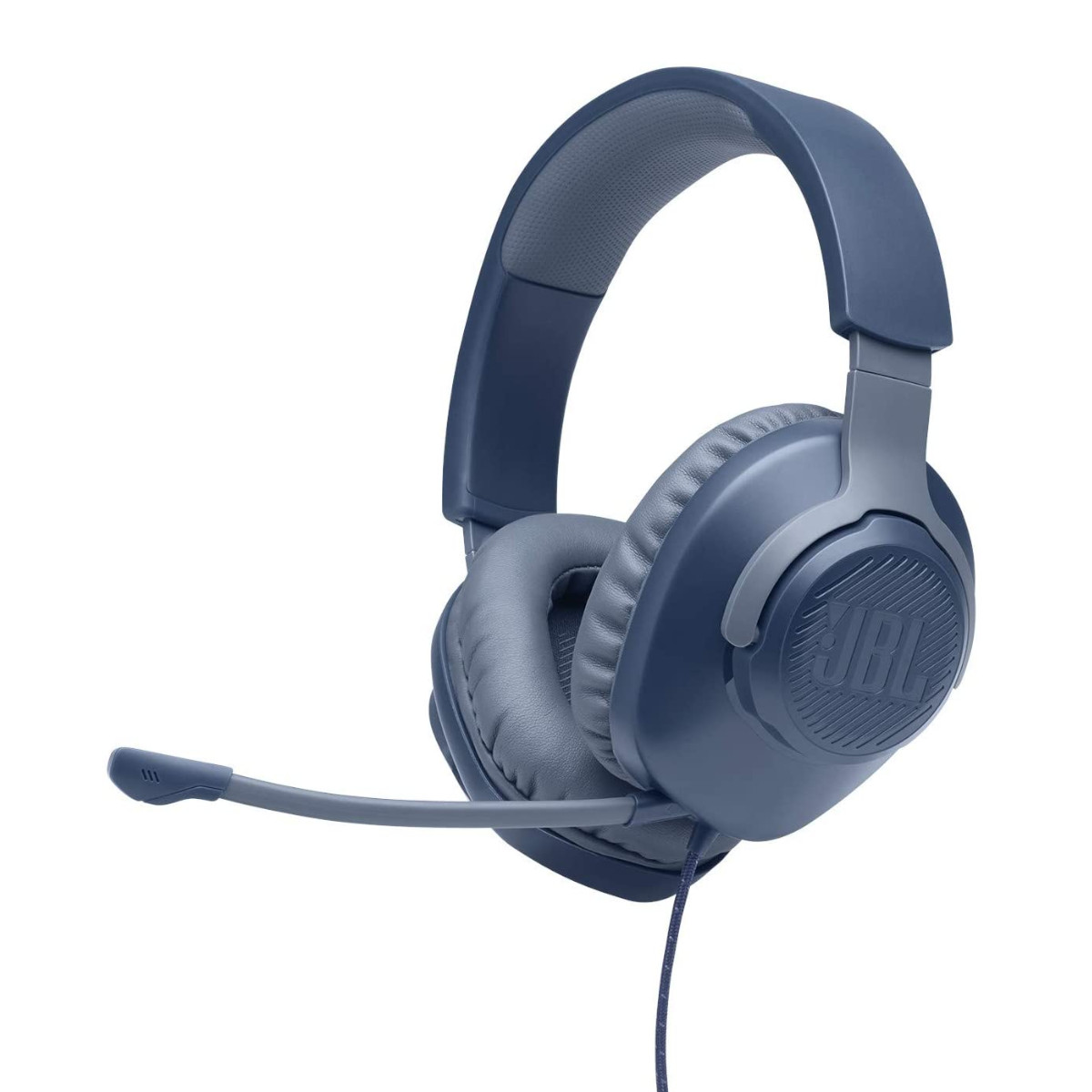 Audífonos Gamer JBL Quantum 100 Alámbricos Micrófono Azul