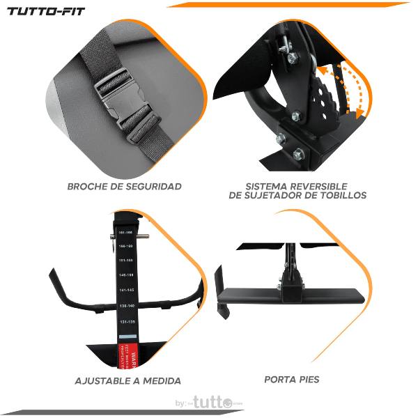 Tabla Inversión Tuttofit Tabla Mesa De Inversión Abdominal Y Terapéutica Dolor Espalda Columna