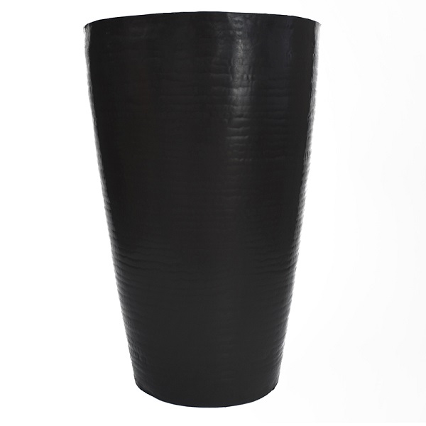 Maceta De Plástico Interior Exterior Chocolate Con Textura