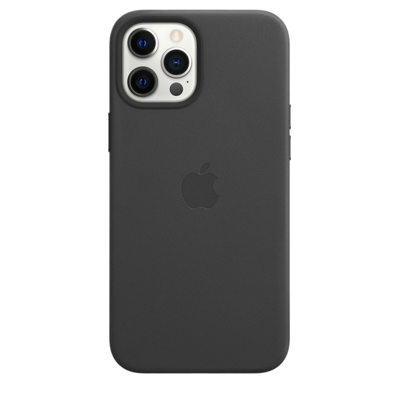 Funda de Piel con MagSafe para el iPhone 12 Pro Max - Negro - Apple