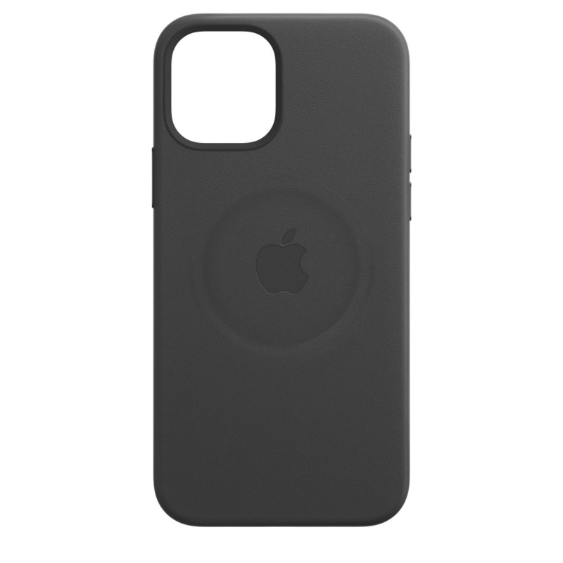 Funda de Piel con MagSafe para el iPhone 12 Pro Max - Negro - Apple