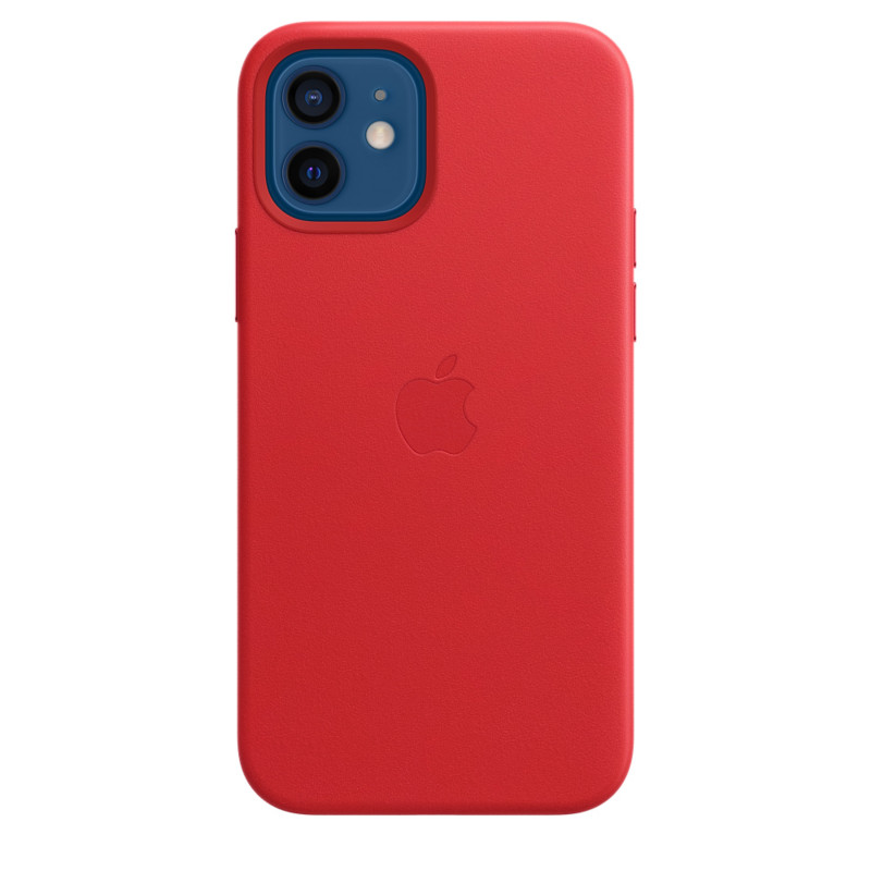 Funda de Piel con MagSafe para iPhone 12 / 12 Pro - Rojo - Apple