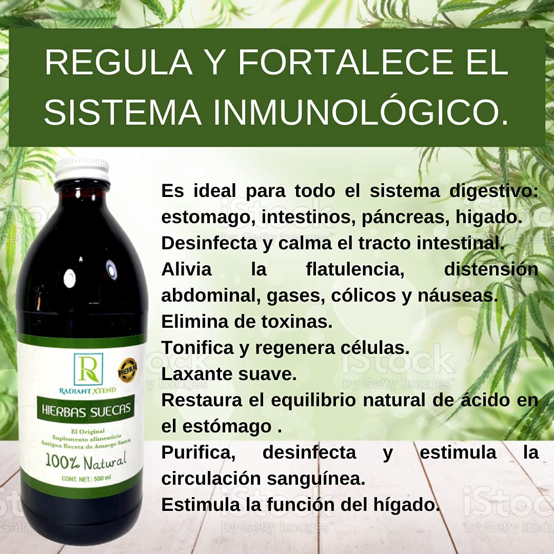 HIERBAS SUECAS CONCENTRADO ORGANICO 100% NATURAL