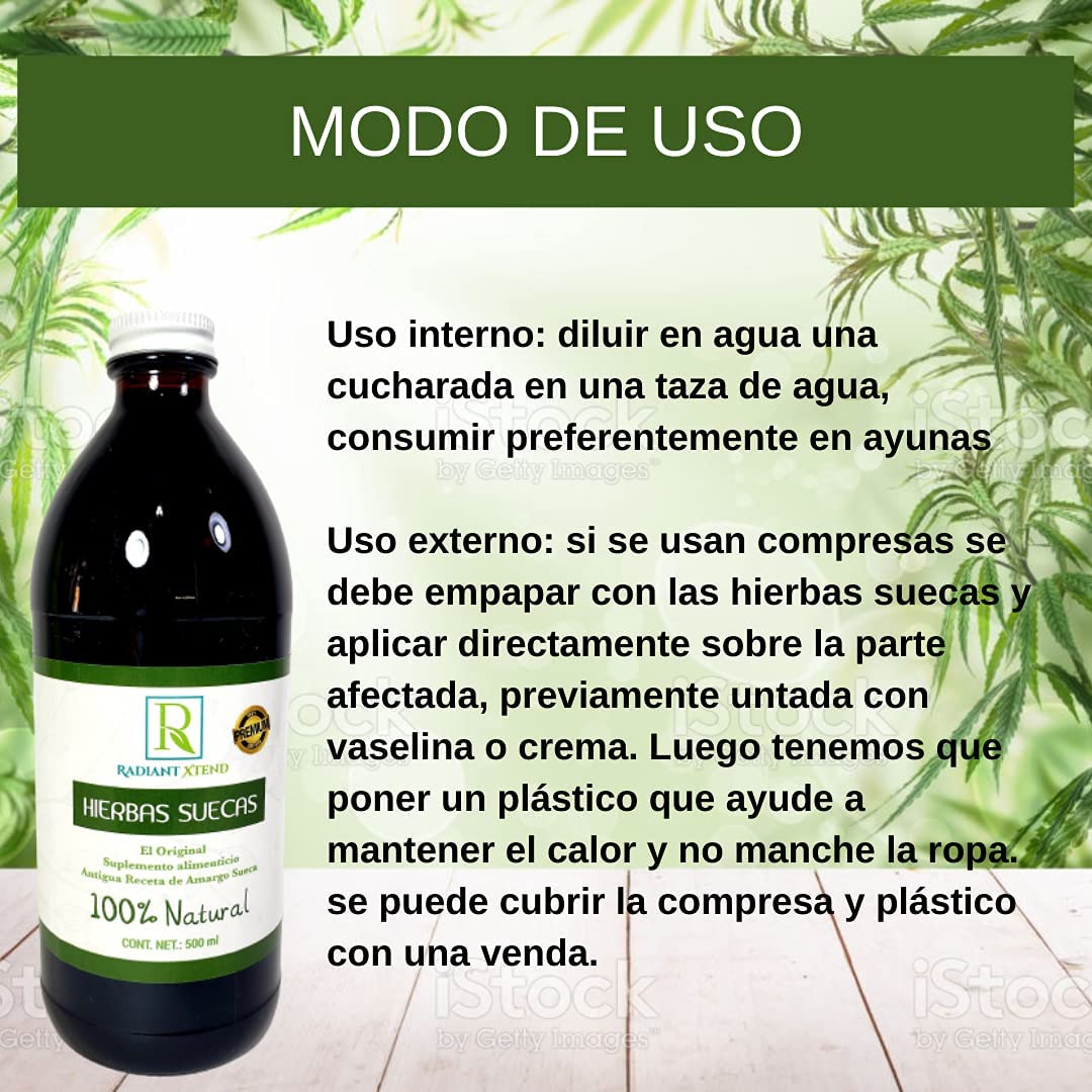 HIERBAS SUECAS CONCENTRADO ORGANICO 100% NATURAL