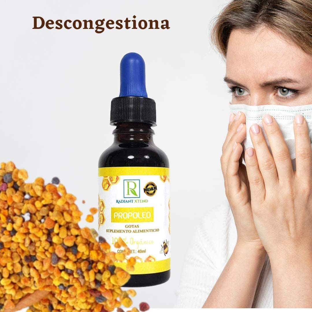 KIT DE 3 PROPOLEOS ORGANICOS EN GOTAS CONCENTRADO 100% NATURAL