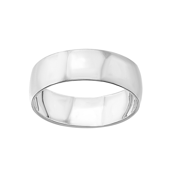 Argolla Lisa de 6 mm No. 9 en Plata .925 + Obsequio