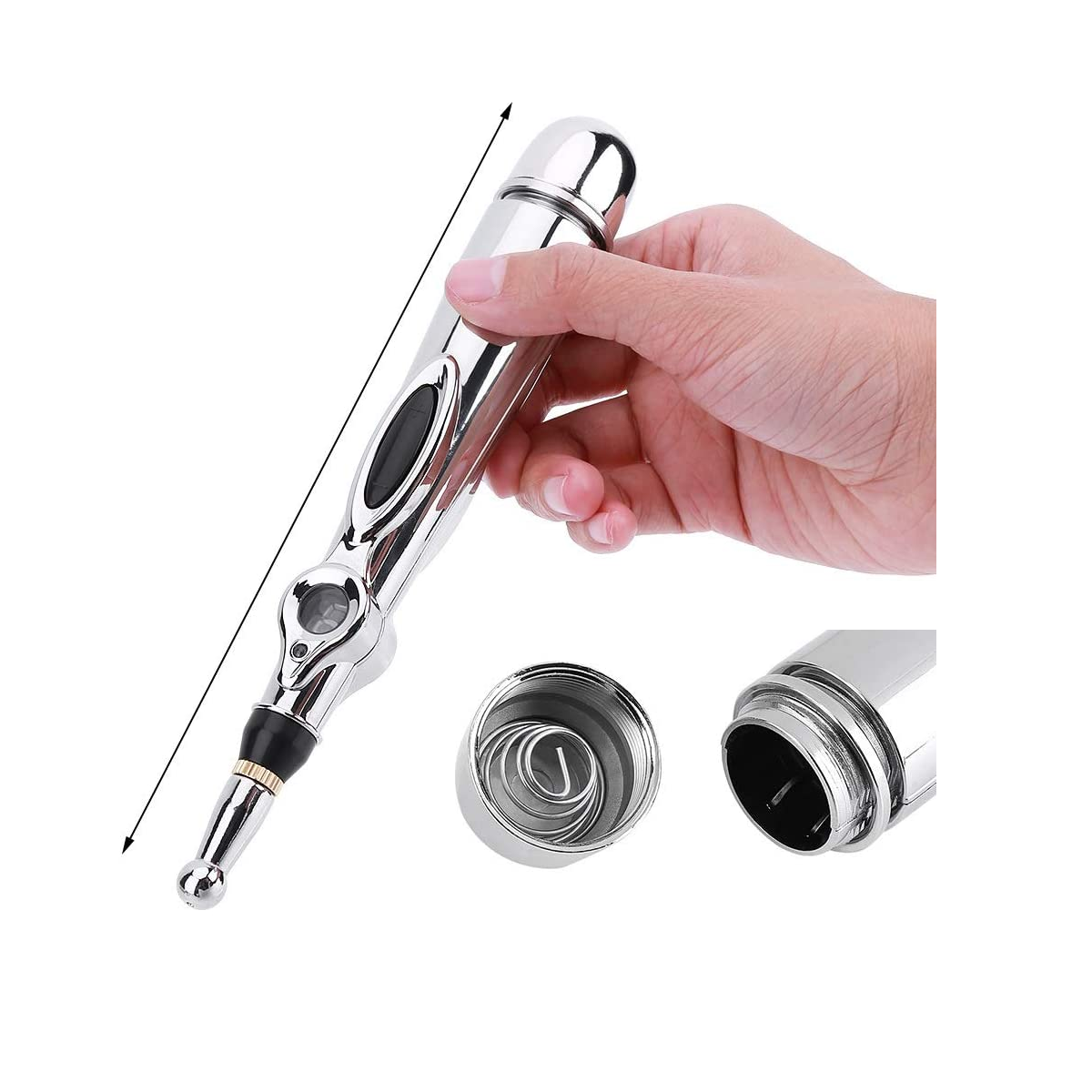 Pluma De Acupuntura Electrónica De Mano De Masaje De Salud