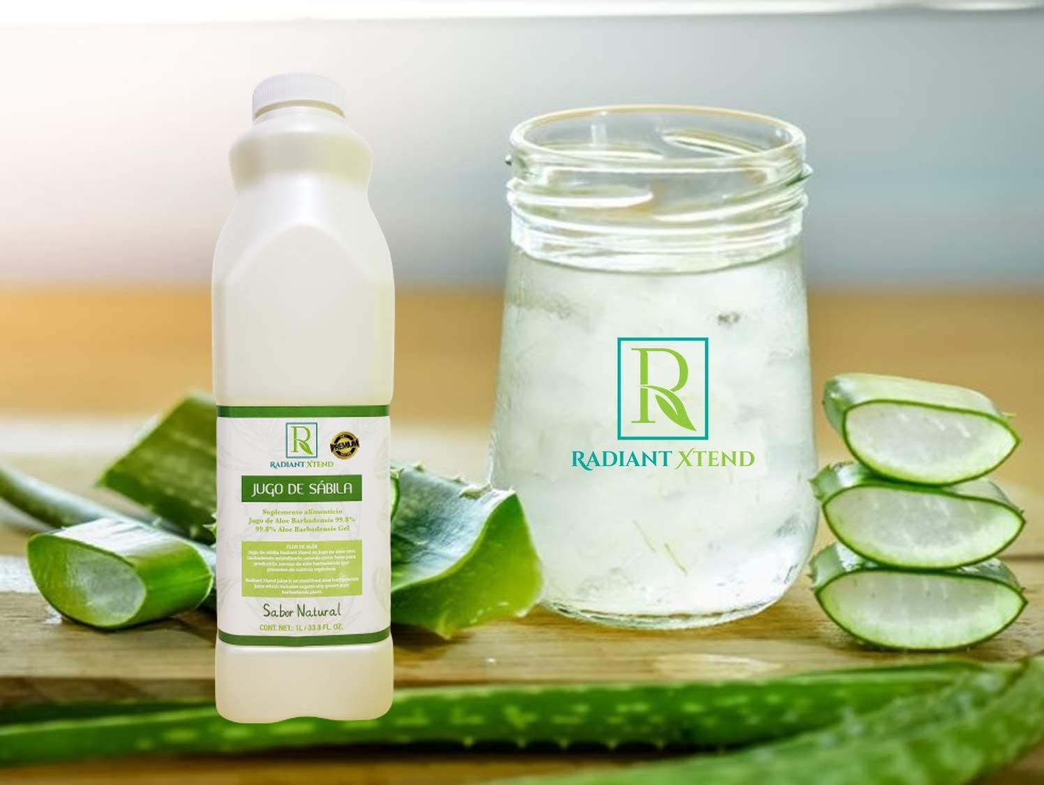 Jugo De Sabila 100% Natural Orgánico (Aloe Vera) 1 Litro