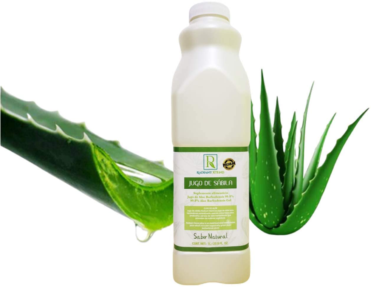 JUGO DE SABILA 100% NATURAL ORGÁNICO (ALOE VERA) 1 LITRO