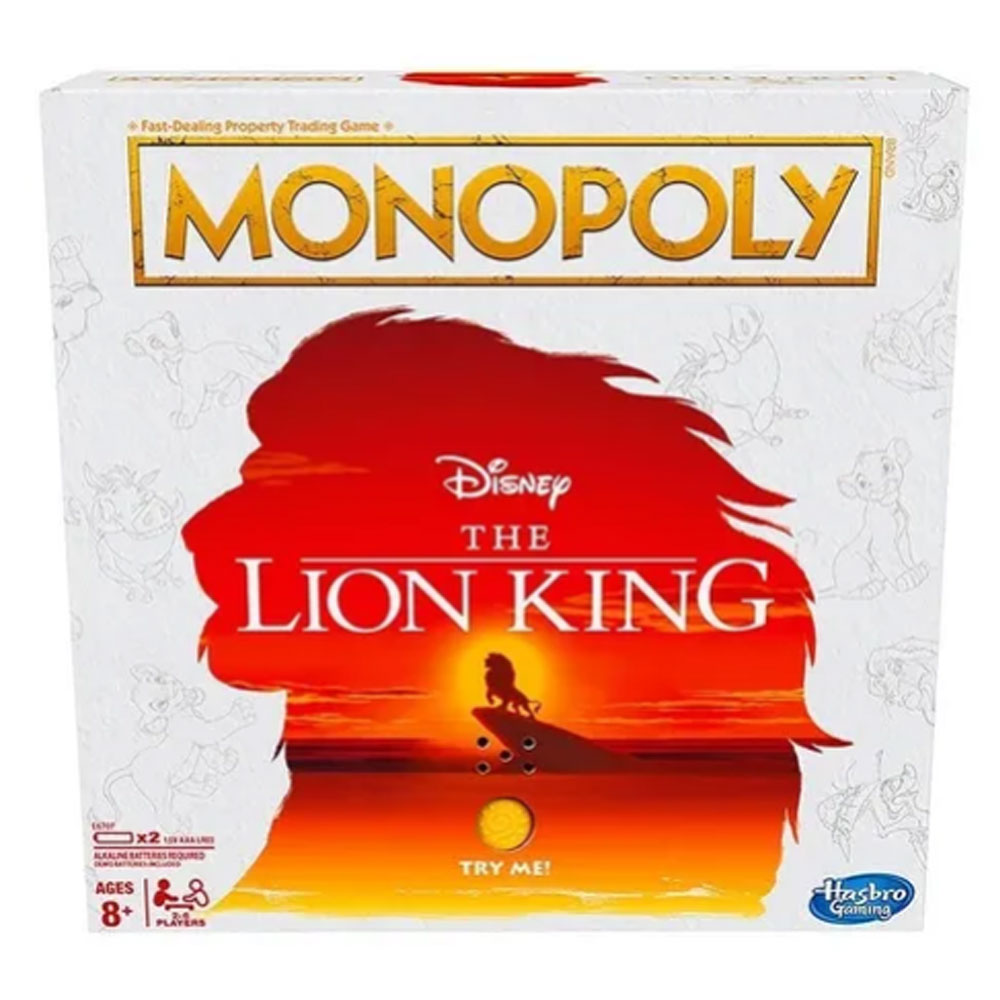 Monopoly Juego De Mesa Versión The Lion King
