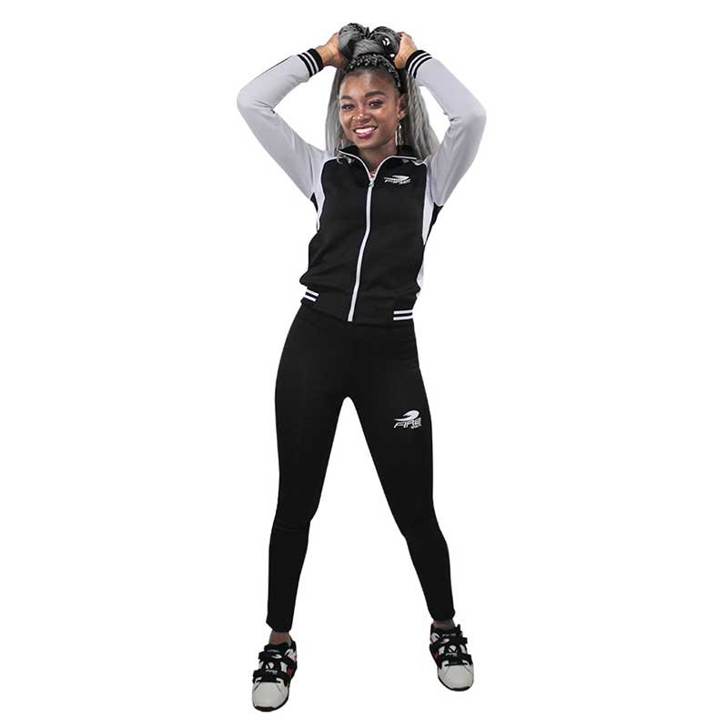 MOMFEI Conjunto deportivo para mujer con parte superior y pantalones, color  negro, conjunto deportivo con cierre para mujer (negro, M) : :  Ropa, Zapatos y Accesorios