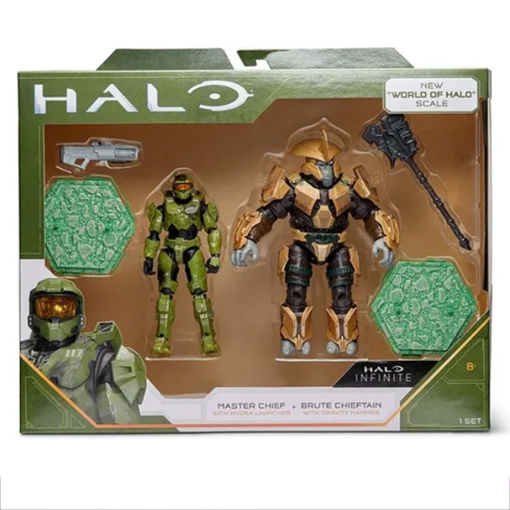 Halo Infinite Master Chief Y Brute Chieftain Con Martillo 