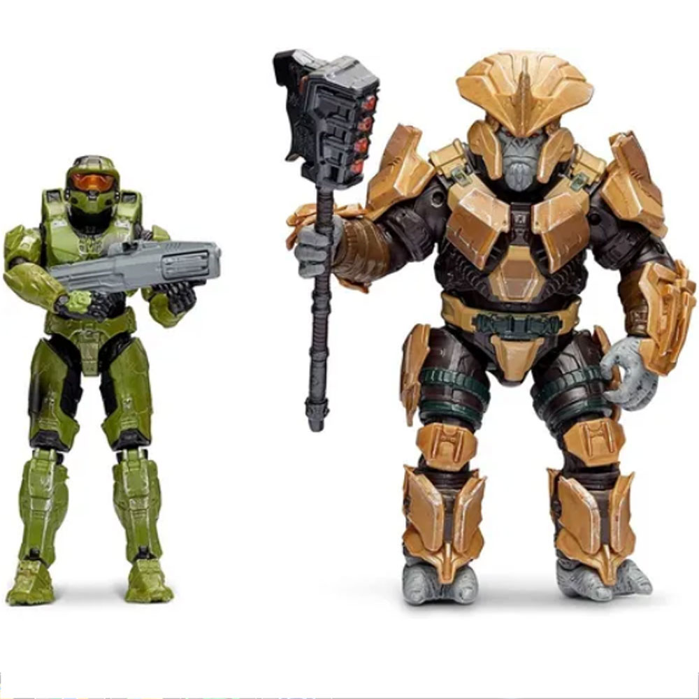 Halo Infinite Master Chief Y Brute Chieftain Con Martillo 