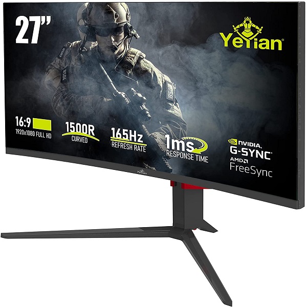 Monitor Gamer Curvo Yeyian Sigurd 3001 FHD 1ms 165hz 27"