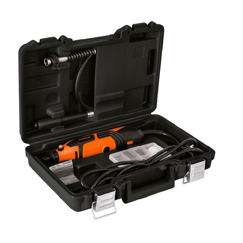 Moto Tool Profesional ,Herramienta rotativa profesional con Accesorios para Devastar -Pulir-Cepillar -Esmerilar 150 W Truper MOTO-A2