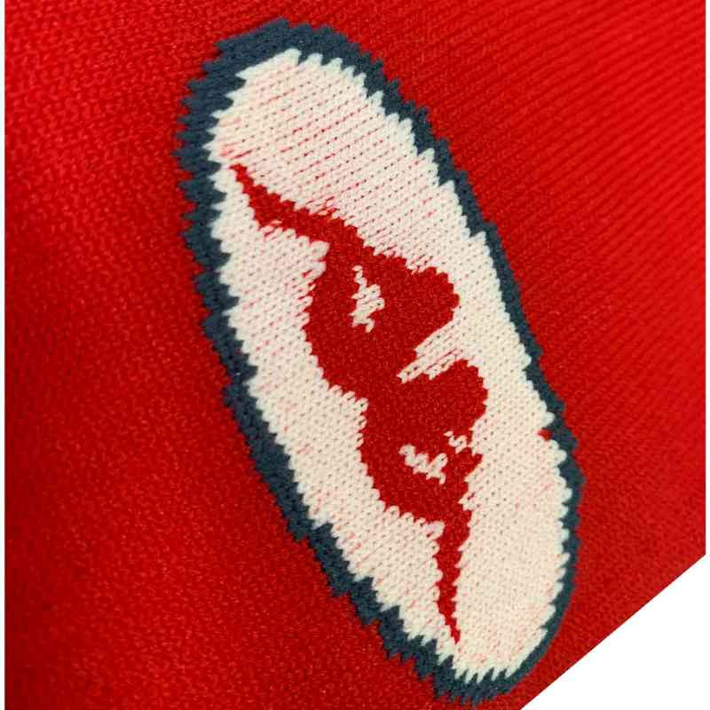 Calceta Kappa Caballero Rojo/Blanco 