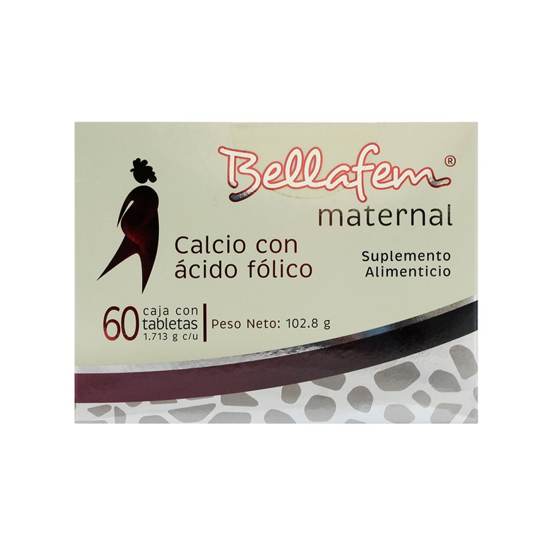 BELLAFEM MAT 600/200 MG CAJA 60 TABLETAS
