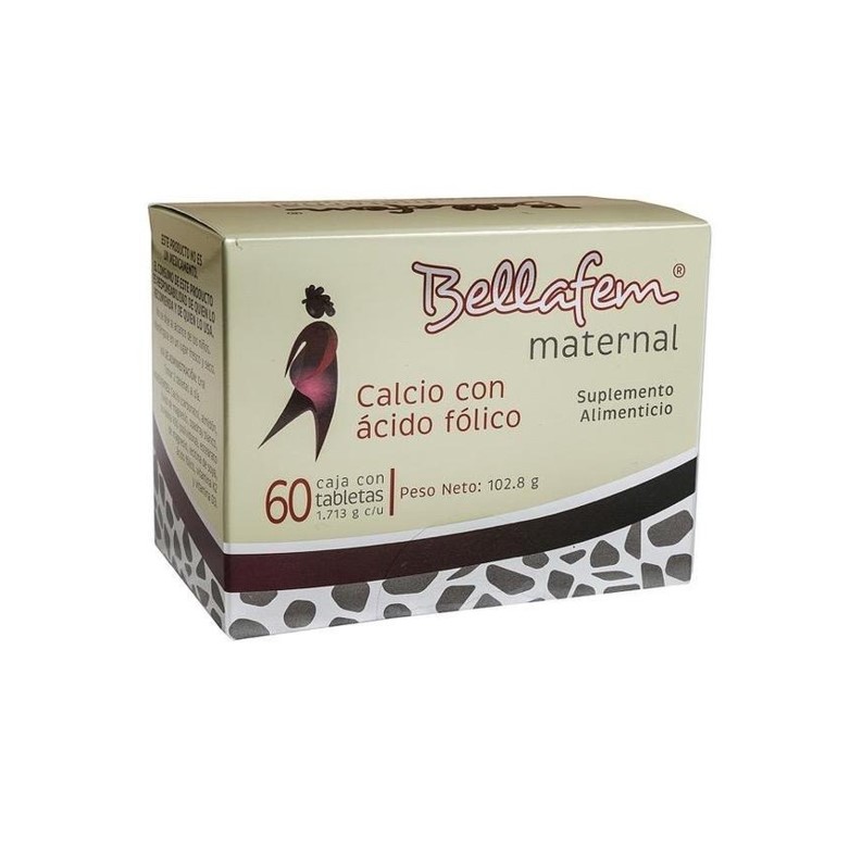 BELLAFEM MAT 600/200 MG CAJA 60 TABLETAS