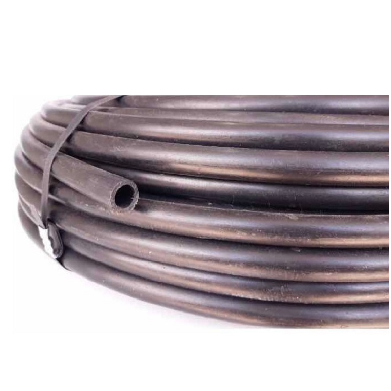 Rollo De Manguera De 100 Metros De 3/4 Negra Poliducto para Agua 