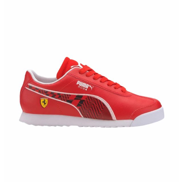 TENIS ROMA FERRARI PUMA UNISEX CASUAL ROJO