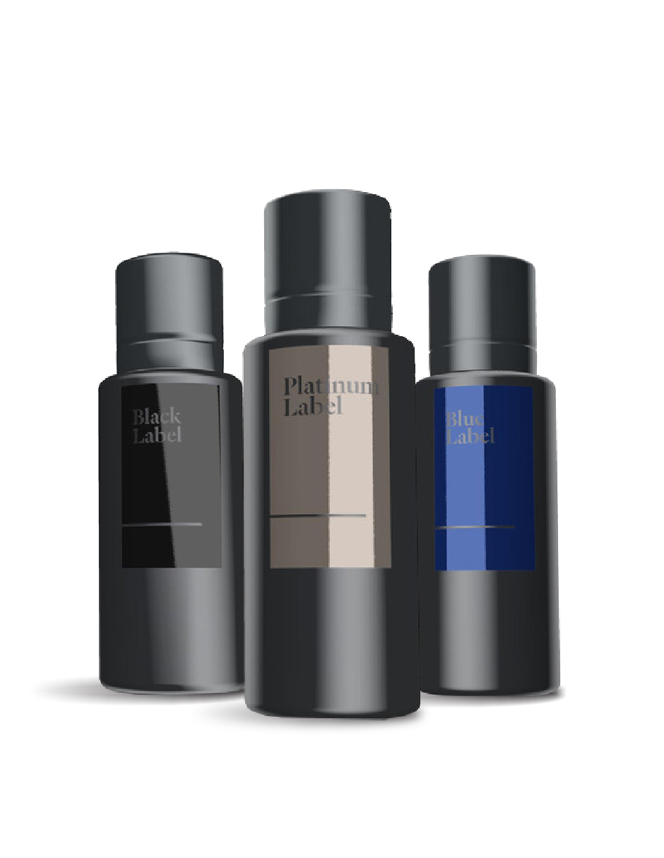 TRIFECTA ROMERO RICCI Black Label 100ML EDP- Blue Label 100ML EDP - Platinum Label 100 ML EDP